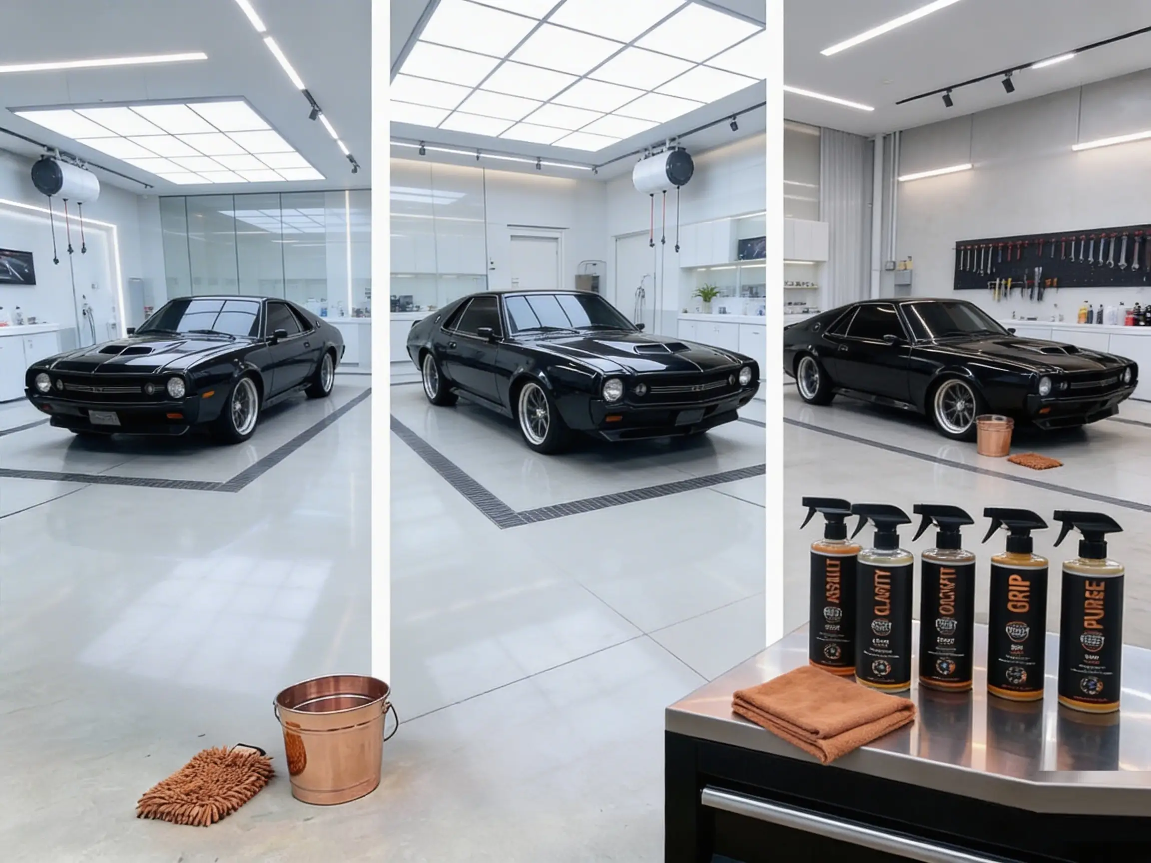 AMX in white studio with Riot products